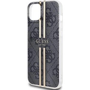 Buy Guess GUHCP15SH4PSEGK Apple iPhone 15 / 14 / 13 hardcase IML 4G Gold Stripe black - GUE3191 - {ean13} - Home Screen Store Europe