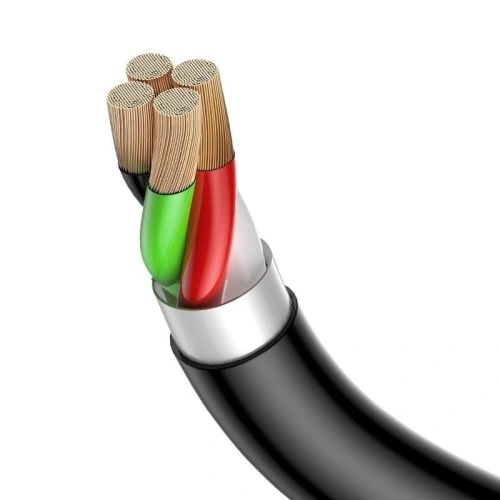 Kup Cablul de tip Lightning cu arc Baseus Double Spring 1,2m 2A (negru) - BSU623BLK - {ean13} - Sklep Home Screen