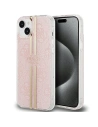 Etui Guess GUHCP15SH4PSEGP Apple iPhone 15 / 14 / 13 hardcase IML 4G Gold Stripe różowy/pink
