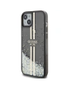 Kup Etui Guess GUHCP15SLFCSEGK Apple iPhone 15 / 14 / 13 hardcase Liquid Glitter Gold Stripes czarny/black - GUE3194 - {ean13} - Sklep Home Screen