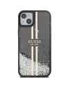 Kup Etui Guess GUHCP15SLFCSEGK Apple iPhone 15 / 14 / 13 hardcase Liquid Glitter Gold Stripes czarny/black - GUE3194 - {ean13} - Sklep Home Screen