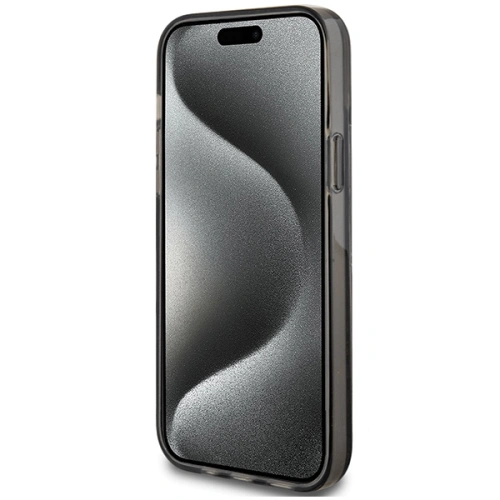 Kup Etui Guess GUHCP15SLFCSEGK Apple iPhone 15 / 14 / 13 hardcase Liquid Glitter Gold Stripes czarny/black - GUE3194 - {ean13} - Sklep Home Screen