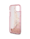 Kup Etui Guess GUHCP15SLFCSEGP Apple iPhone 15 / 14 / 13 hardcase Liquid Glitter Gold Stripes roz/pink - GUE3195 - {ean13} - Sklep Home Screen
