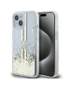 Kup Case Guess GUHCP15SLFCSEGT Apple iPhone 15 / 14 / 13 Hardcase Liquid Glitter Gold Stripes transparent - GUE3196 - {ean13} - Sklep Home Screen