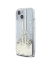 Kup Etui Guess GUHCP15SLFCSEGT Apple iPhone 15 / 14 / 13 hardcase Liquid Glitter Gold Stripes transparent - GUE3196 - {ean13} - Sklep Home Screen