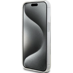 Kup Case Guess GUHCP15SLFCSEGT Apple iPhone 15 / 14 / 13 Hardcase Liquid Glitter Gold Stripes transparent - GUE3196 - {ean13} - Sklep Home Screen
