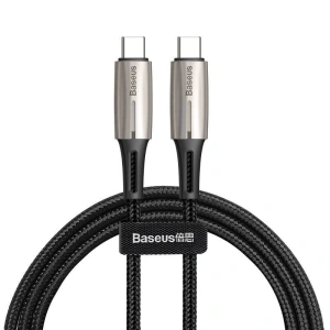 USB-C PD Baseus Water Drop Cable Power Delivery 2.0 60W 1m Black