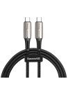 Buy USB-C PD Baseus Water Drop Cable Power Delivery 2.0 60W 1m Black - BSU624BLK - {ean13} - Home Screen Store Europe