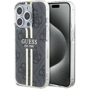 Kup Etui Guess GUHCP15XH4PSEGK Apple iPhone 15 Pro Max hardcase IML 4G Gold Stripe černý/black - GUE3197 - {ean13} - Sklep Home Screen