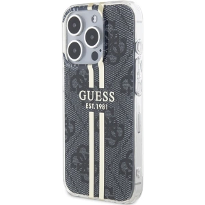 Kup Etui Guess GUHCP15XH4PSEGK Apple iPhone 15 Pro Max hardcase IML 4G Gold Stripe černý/black - GUE3197 - {ean13} - Sklep Home Screen