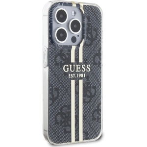 Kup Etui Guess GUHCP15XH4PSEGK Apple iPhone 15 Pro Max hardcase IML 4G Gold Stripe černý/black - GUE3197 - {ean13} - Sklep Home Screen