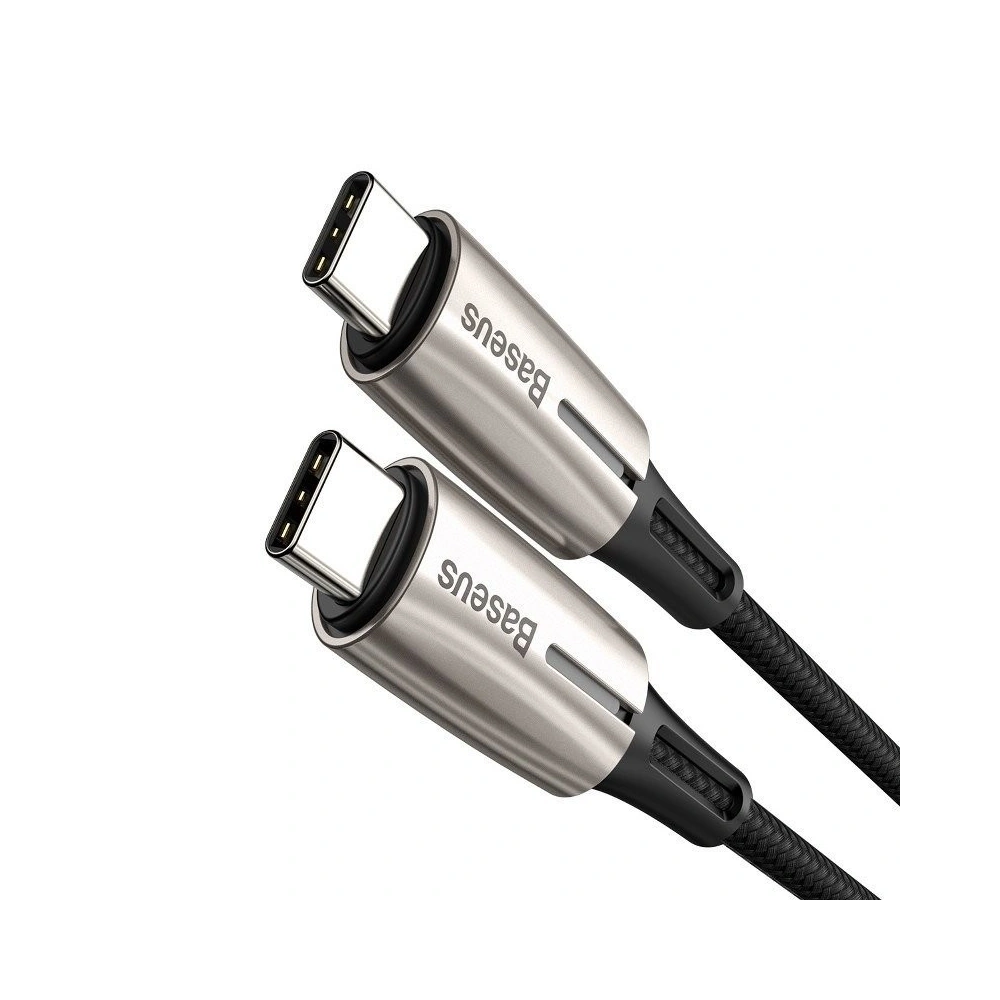Kabel USB-C PD Baseus Water Drop Power Delivery 2.0 60W 1m (czarny)