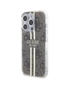 Buy Guess GUHCP15XH4PSEGW Apple iPhone 15 Pro Max hardcase IML 4G Gold Stripe brown - GUE3198 - {ean13} - Home Screen Store Europe