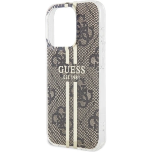 Kup Etui Guess GUHCP15XH4PSEGW Apple iPhone 15 Pro Max hardcase IML 4G Gold Stripe hnědý/brown - GUE3198 - {ean13} - Sklep Home Screen