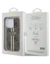 Buy Guess GUHCP15XH4PSEGW Apple iPhone 15 Pro Max hardcase IML 4G Gold Stripe brown - GUE3198 - {ean13} - Home Screen Store Europe