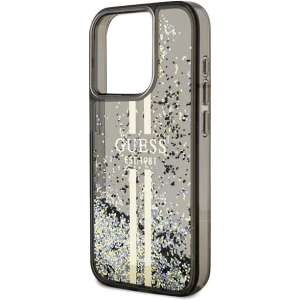 Kup Etui Guess GUHCP15XLFCSEGK Apple iPhone 15 Pro Max hardcase Liquid Glitter Gold Stripes černý/black - GUE3199 - {ean13} - Sklep Home Screen