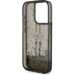 Kup Case Guess GUHCP15XLFCSEGK Apple iPhone 15 Pro Max Hardcase Liquid Glitter Gold Stripes schwarz/black - GUE3199 - {ean13} - Sklep Home Screen