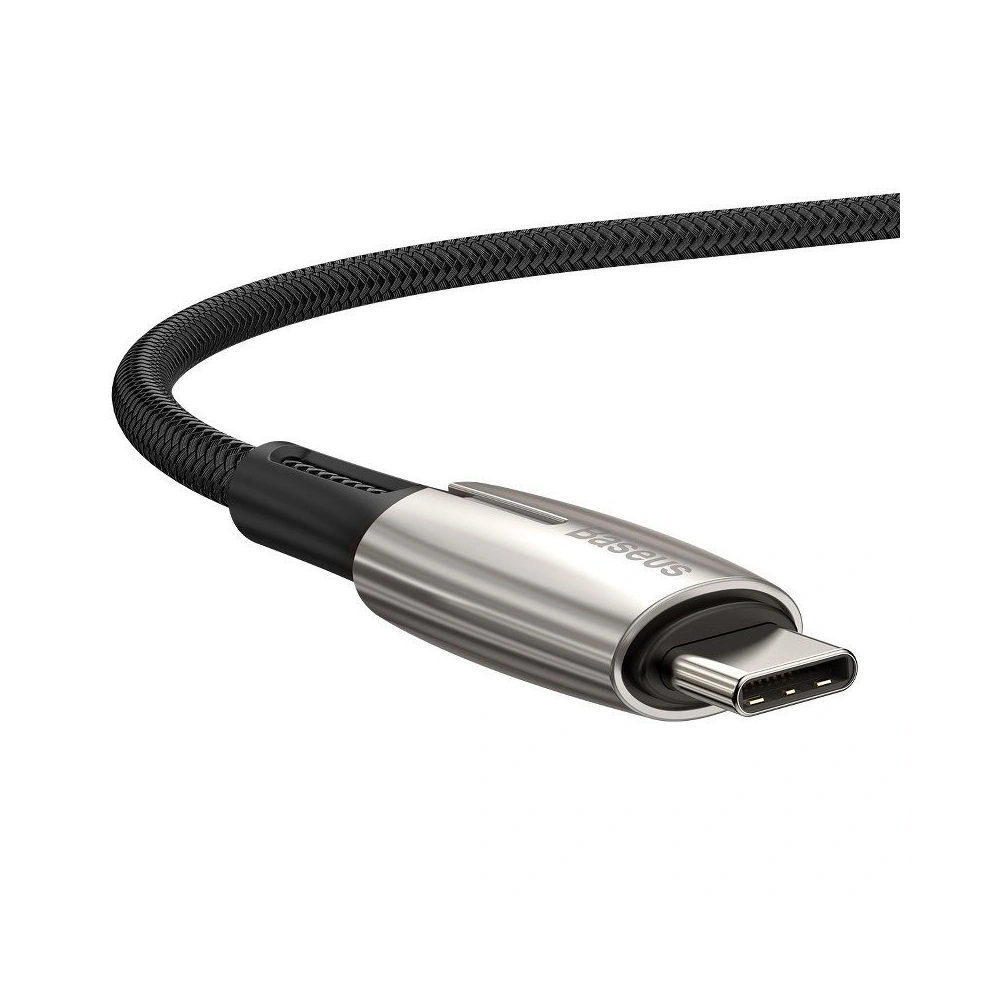 Kabel USB-C PD Baseus Water Drop Power Delivery 2.0 60W 1m (czarny)