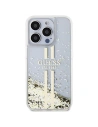 Buy Guess GUHCP15XLFCSEGT Apple iPhone 15 Pro Max hardcase Liquid Glitter Gold Stripes transparent - GUE3201 - {ean13} - Home Screen Store Europe