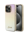 Guess GUHCP15XPSAIRSD Apple iPhone 15 Pro Max hardcase Saffiano Iridescent Script gold