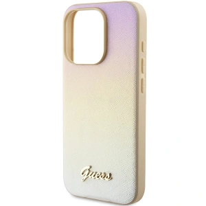 Kup Etui Guess GUHCP15XPSAIRSD Apple iPhone 15 Pro Max keményházas Saffiano Iridescent Script arany/zöld - GUE3202 - {ean13} - Sklep Home Screen