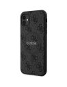 Kup Etui Guess GUHMN61G4GFRK Apple iPhone 11 / XR hardcase 4G Collection Leather Metal Logo MagSafe czarny/black - GUE3205 - {ean13} - Sklep Home Screen