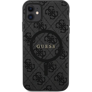 Kup Case Guess GUHMN61G4GFRK Apple iPhone 11 / XR Hardcase 4G Collection Leder Metall-Logo MagSafe schwarz/black - GUE3205 - {ean13} - Sklep Home Screen