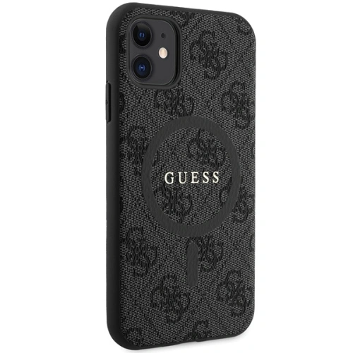 Kup Etui Guess GUHMN61G4GFRK Apple iPhone 11 / XR hardcase 4G Collection Leather Metal Logo MagSafe černý/black - GUE3205 - {ean13} - Sklep Home Screen