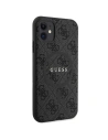 Kup Etui Guess GUHMN61G4GFRK Apple iPhone 11 / XR hardcase 4G Collection Leather Metal Logo MagSafe czarny/black - GUE3205 - {ean13} - Sklep Home Screen