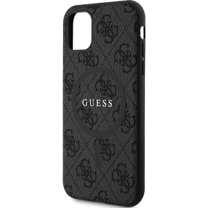 Kup Case Guess GUHMN61G4GFRK Apple iPhone 11 / XR Hardcase 4G Collection Leder Metall-Logo MagSafe schwarz/black - GUE3205 - {ean13} - Sklep Home Screen