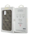 Kup Case Guess GUHMN61G4GFRW Apple iPhone 11 / XR Hardcase 4G Collection Leder Metall-Logo MagSafe braun/brown - GUE3207 - {ean13} - Sklep Home Screen