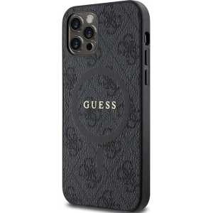 Kup Etui Guess GUHMP12MG4GFRK Apple iPhone 12 / 12 Pro hardcase 4G Collection Leather Metal Logo MagSafe fekete/black - GUE3208 - {ean13} - Sklep Home Screen