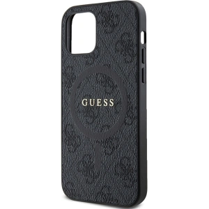 Kup Etui Guess GUHMP12MG4GFRK Apple iPhone 12 / 12 Pro hardcase 4G Collection Leather Metal Logo MagSafe fekete/black - GUE3208 - {ean13} - Sklep Home Screen