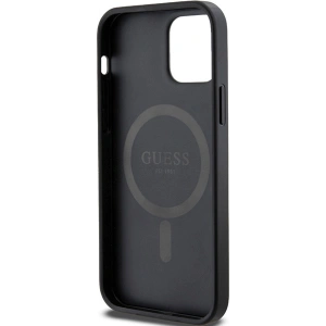 Kup Etui Guess GUHMP12MG4GFRK Apple iPhone 12 / 12 Pro hardcase 4G Collection Leather Metal Logo MagSafe fekete/black - GUE3208 - {ean13} - Sklep Home Screen