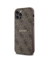Buy Guess GUHMP12MG4GFRW Apple iPhone 12 / 12 Pro hardcase 4G Collection Leather Metal Logo MagSafe brown - GUE3210 - {ean13} - Home Screen Store Europe