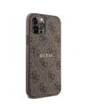 Buy Guess GUHMP12MG4GFRW Apple iPhone 12 / 12 Pro hardcase 4G Collection Leather Metal Logo MagSafe brown - GUE3210 - {ean13} - Home Screen Store Europe