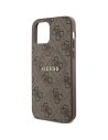 Buy Guess GUHMP12MG4GFRW Apple iPhone 12 / 12 Pro hardcase 4G Collection Leather Metal Logo MagSafe brown - GUE3210 - {ean13} - Home Screen Store Europe