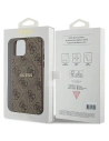 Buy Guess GUHMP12MG4GFRW Apple iPhone 12 / 12 Pro hardcase 4G Collection Leather Metal Logo MagSafe brown - GUE3210 - {ean13} - Home Screen Store Europe