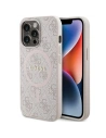 Case Guess GUHMP13LG4GFRP Apple iPhone 13 / 13 Pro Hardcase 4G Collection Leder Metall-Logo MagSafe rosa/pink