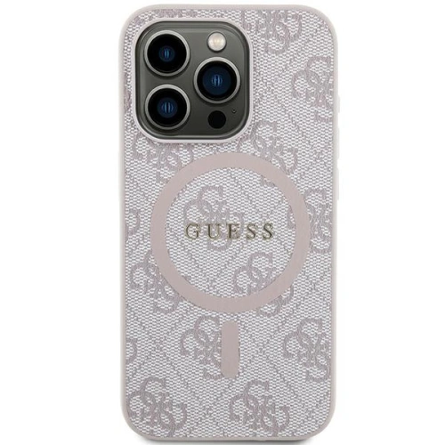 Kup Case Guess GUHMP13XG4GFRP Apple iPhone 13 Pro Max Hardcase 4G Collection Leder Metall-Logo MagSafe rosa/pink - GUE3215 - {ean13} - Sklep Home Screen