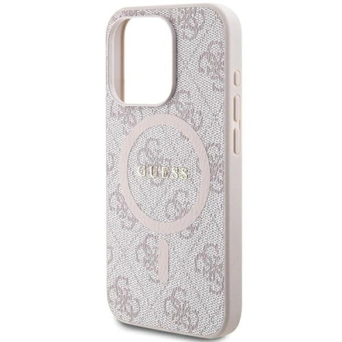 Kup Case Guess GUHMP13XG4GFRP Apple iPhone 13 Pro Max Hardcase 4G Collection Leder Metall-Logo MagSafe rosa/pink - GUE3215 - {ean13} - Sklep Home Screen