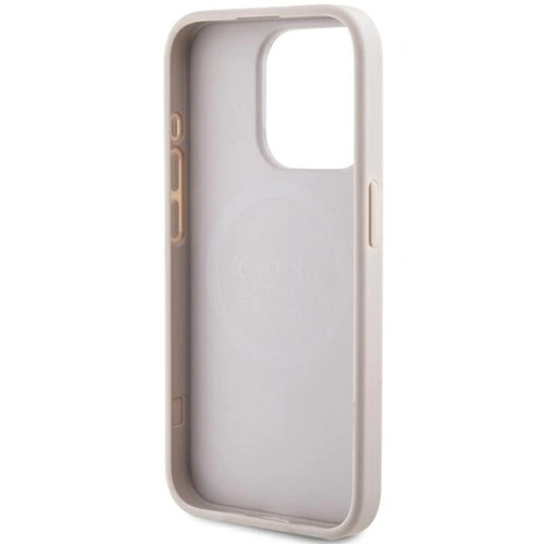 Kup Case Guess GUHMP13XG4GFRP Apple iPhone 13 Pro Max Hardcase 4G Collection Leder Metall-Logo MagSafe rosa/pink - GUE3215 - {ean13} - Sklep Home Screen