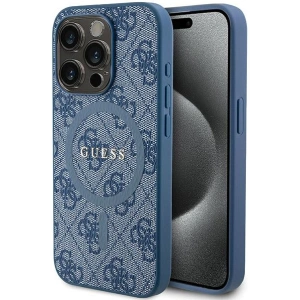 Kup Case Guess GUHMP14LG4GFRB Apple iPhone 14 Pro Hardcase 4G Collection Leder Metall-Logo MagSafe blau/blue - GUE3217 - {ean13} - Sklep Home Screen