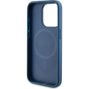Kup Etui Guess GUHMP14LG4GFRB Apple iPhone 14 Pro hardcase 4G Collection Leather Metal Logo MagSafe niebieskie/blue - GUE3217 - {ean13} - Sklep Home Screen