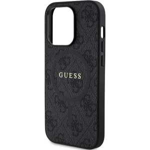 Etui Guess GUHMP14LG4GFRK Apple iPhone 14 Pro hardcase 4G Collection Leather Metal Logo MagSafe czarne/black