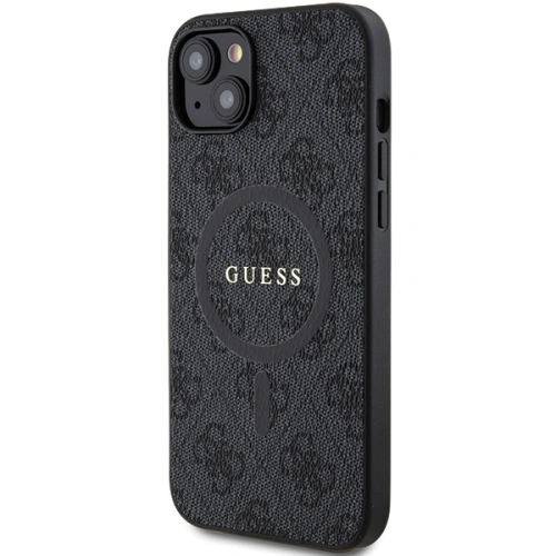 Kup Etui Guess GUHMP14SG4GFRK Apple iPhone 14 / 15 hardcase 4G Collection Leather Metal Logo MagSafe czarne/black - GUE3221 - {ean13} - Sklep Home Screen
