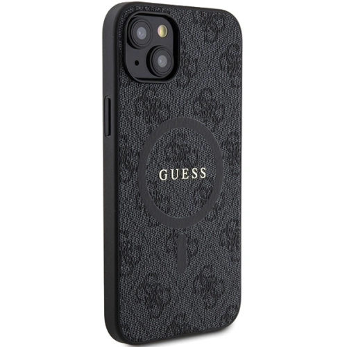 Kup Etui Guess GUHMP14SG4GFRK Apple iPhone 14 / 15 hardcase 4G Collection Leather Metal Logo MagSafe czarne/black - GUE3221 - {ean13} - Sklep Home Screen