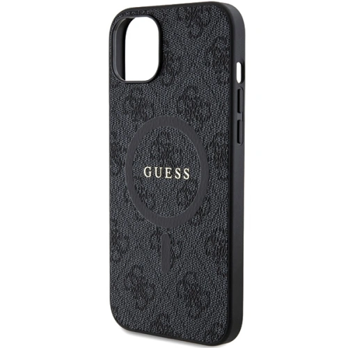 Kup Etui Guess GUHMP14SG4GFRK Apple iPhone 14 / 15 hardcase 4G Collection Leather Metal Logo MagSafe czarne/black - GUE3221 - {ean13} - Sklep Home Screen