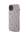 Kup Etui Guess GUHMP14SG4GFRP Apple iPhone 14 / 15 hardcase 4G Collection Leather Metal Logo MagSafe różowe/pink - GUE3222 - {ean13} - Sklep Home Screen