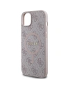 Kup Etui Guess GUHMP14SG4GFRP Apple iPhone 14 / 15 hardcase 4G Collection Leather Metal Logo MagSafe różowe/pink - GUE3222 - {ean13} - Sklep Home Screen